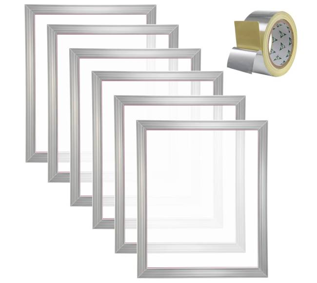 Šilkografijos rinkinys su aliuminio rėmais8