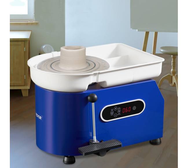 Keramikos žiedimo staklės su pėdalu 450W7