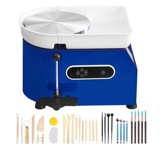 Keramikos žiedimo staklės su pėdalu 450W8