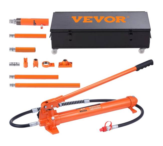 20 tonų hidraulinis keltuvas su oriniu siurbliu0