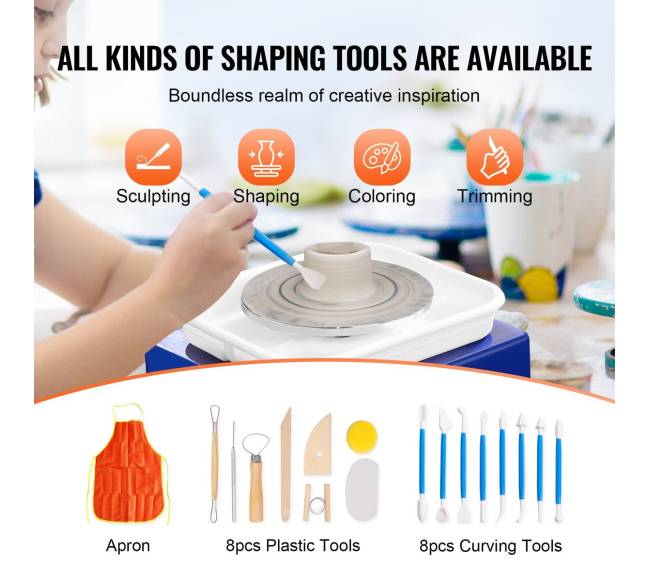 Mini keramikos formavimo staklės su 2 staliais3