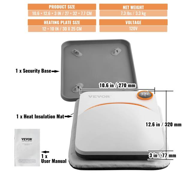 Kompaktiška šilumos spaudimo mašina 30 x 25 cm marškinėliams6