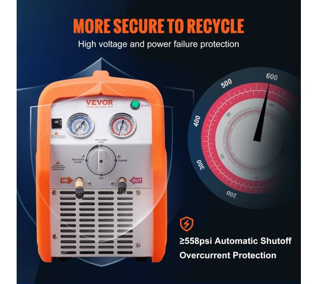 Šaldymo agento atgavimo įrenginys, 1 AG4