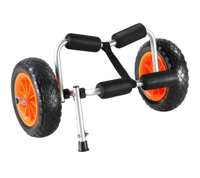 Sulankstomas kajako vežimėlis su 10 cm padangomis0