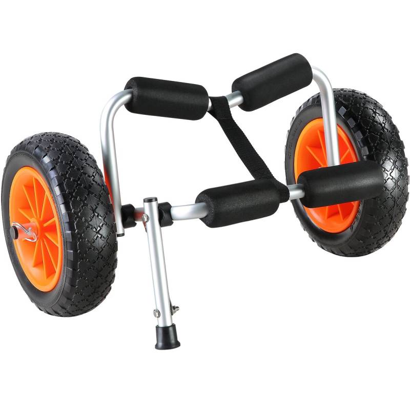 Sulankstomas kajako vežimėlis su 10 cm padangomis0