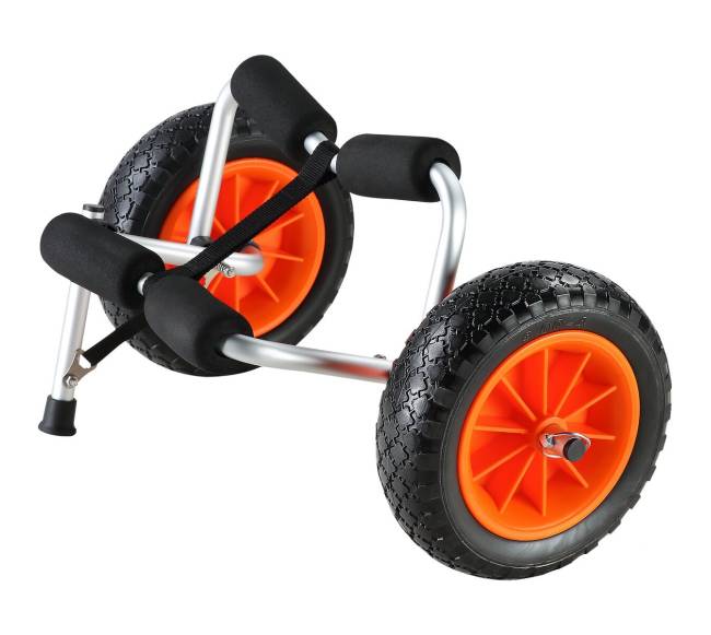 Sulankstomas kajako vežimėlis su 10 cm padangomis10