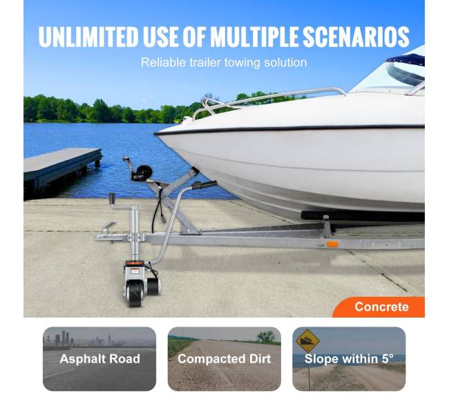 Elektrinis priekabos vežimėlis, 5000 kg traukimo galia3