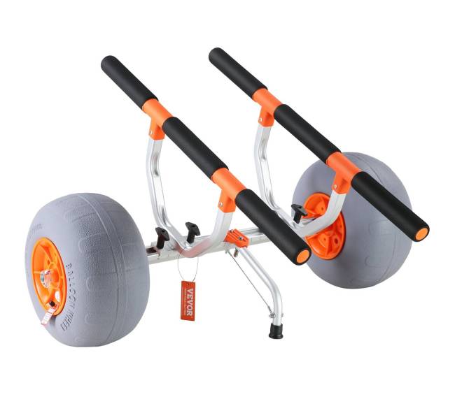 Sulankstomas kajako vežimėlis su 12 cm ratais0