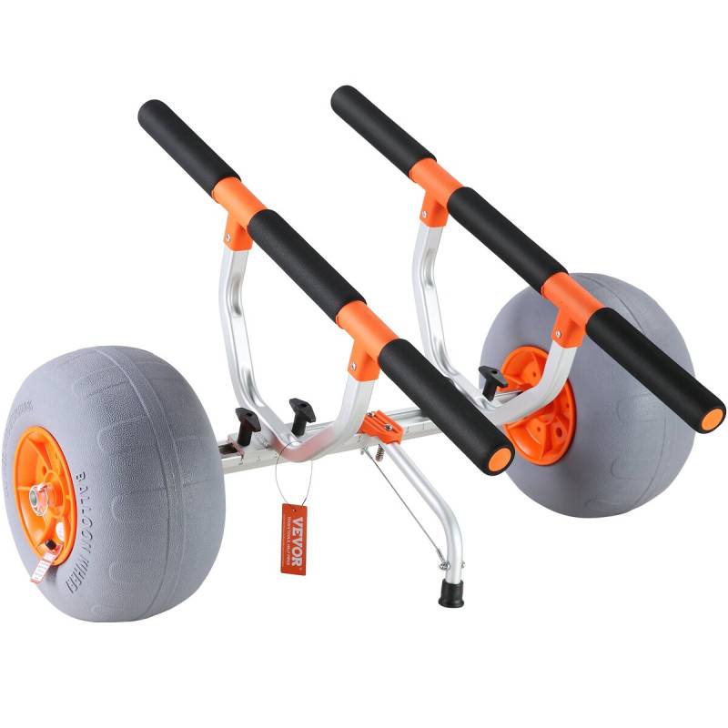 Sulankstomas kajako vežimėlis su 12 cm ratais0