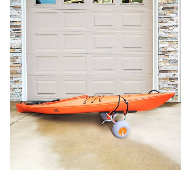 Sulankstomas kajako vežimėlis su 12 cm ratais7