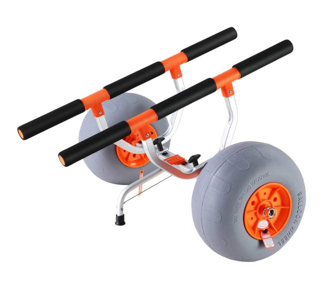 Sulankstomas kajako vežimėlis su 12 cm ratais10