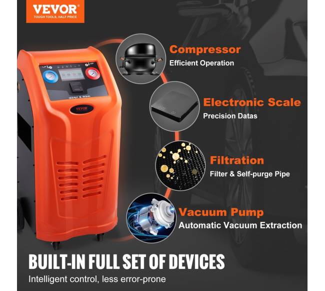 Visiškai automatinis šaldymo medžiagos regeneravimo įrenginys1