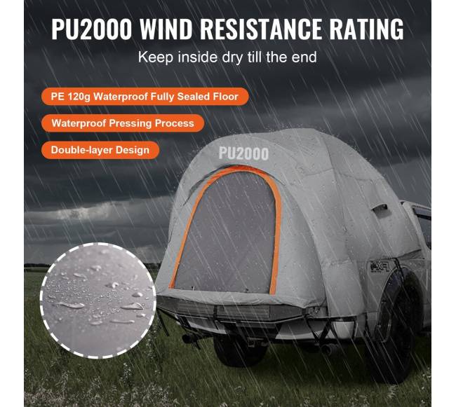 Pickupo palapinė 1,6–1,8 m ilgio2