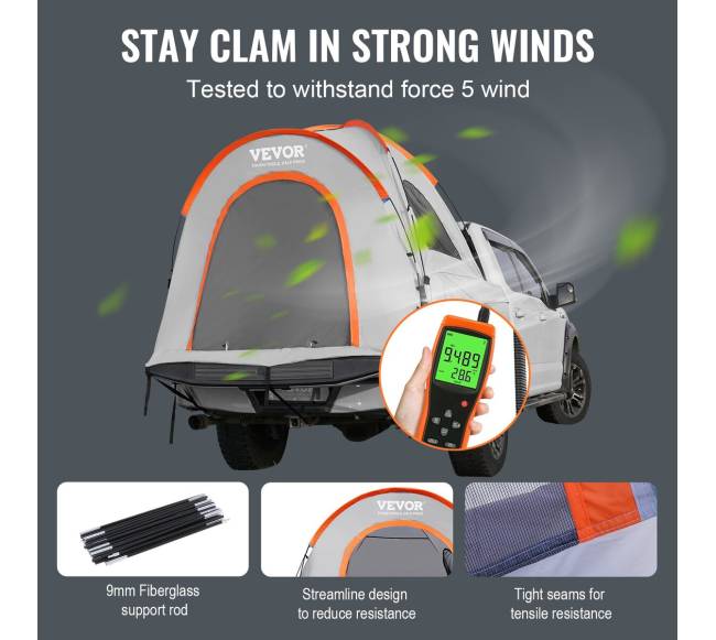 Pickupo palapinė 1,6–1,8 m ilgio3