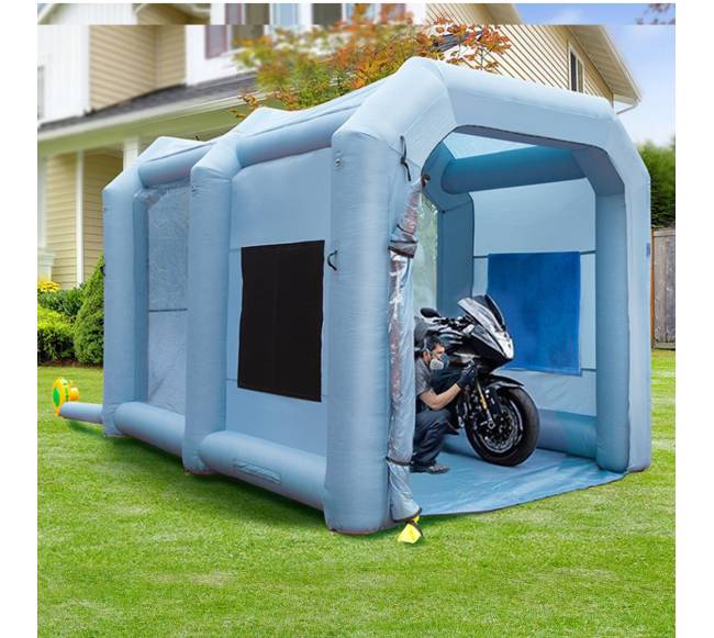 Pripučiamas dažymo paviljonas automobiliams 4x3x2.75 m7