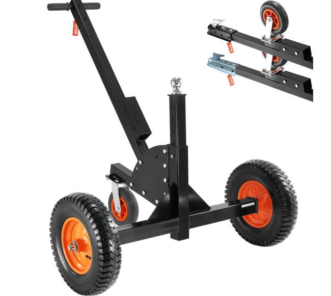 Reguliuojamas priekabos vežimėlis, 680 kg keliamoji galia0