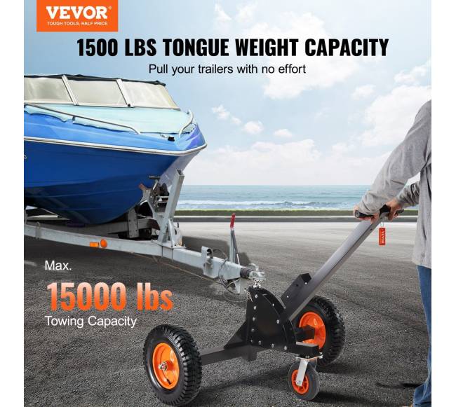 Reguliuojamas priekabos vežimėlis, 680 kg keliamoji galia1