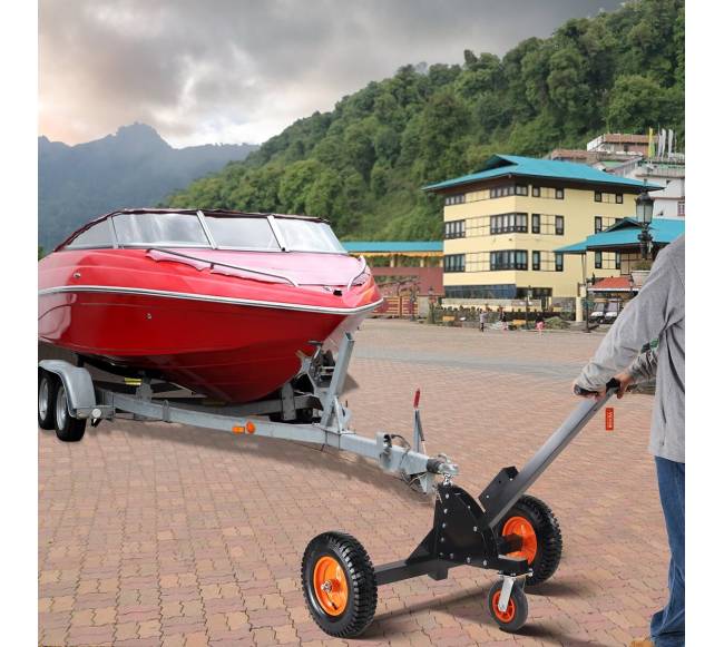 Reguliuojamas priekabos vežimėlis, 680 kg keliamoji galia7