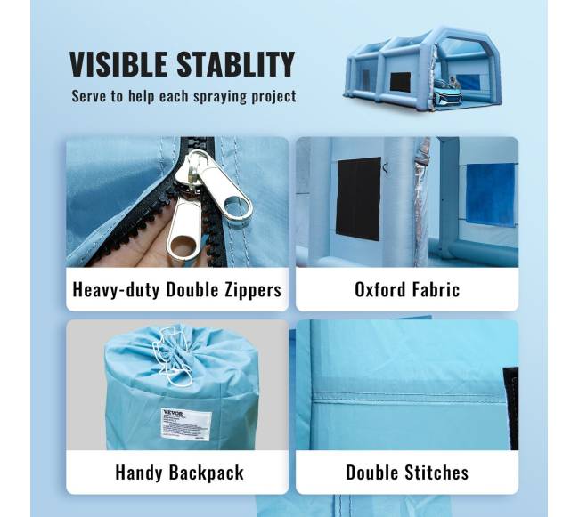 Pripučiama dažymo kabina su 2 ventiliatoriais5