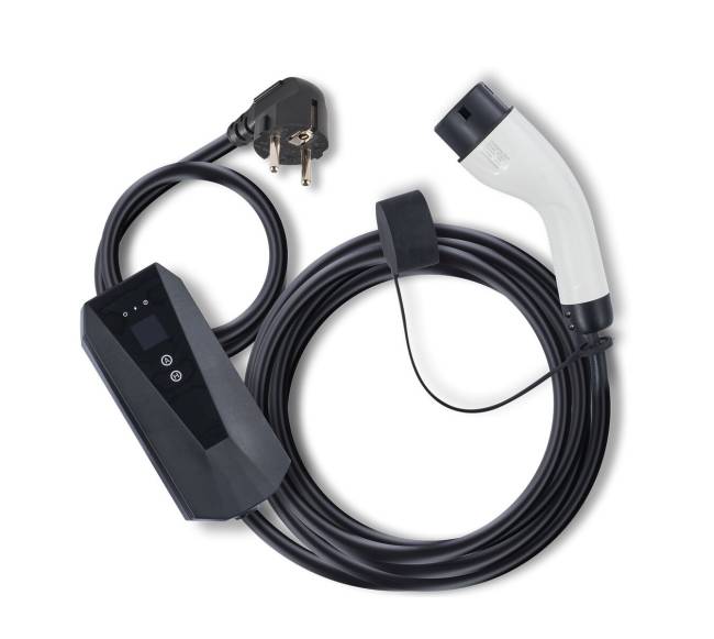 Nešiojamas EV įkroviklis Tipo 2, 16A 3.7 kW9