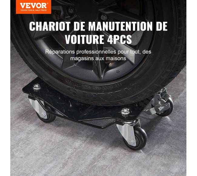 Automobilio ratų transportavimo platformos 4 vnt, 3 ton1