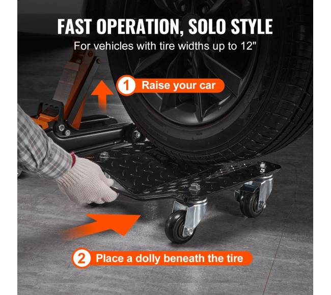 Automobilių ratų vežimėlis 2 vnt 1,4 t5