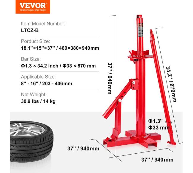 Nešiojamas rankinis padangų montavimo įrankis6
