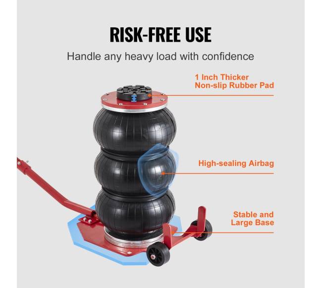 Pneumatinis domkratas automobiliams 3 tonų5