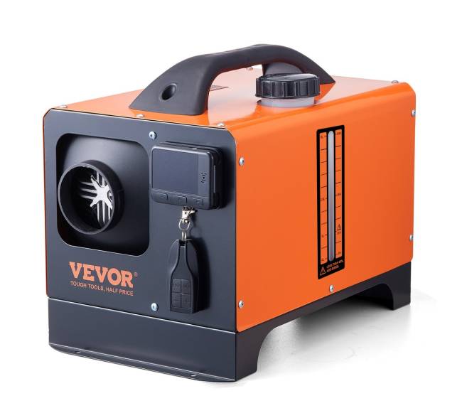 Dyzelinis oro šildytuvas automobiliams ir viduje8