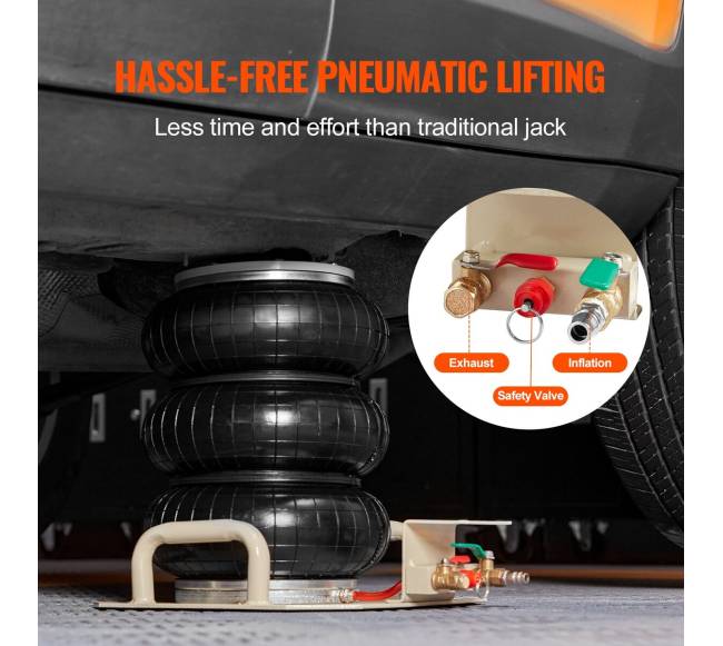 Pneumatinis keltuvas 3 tonų su šoninėmis rankenomis4