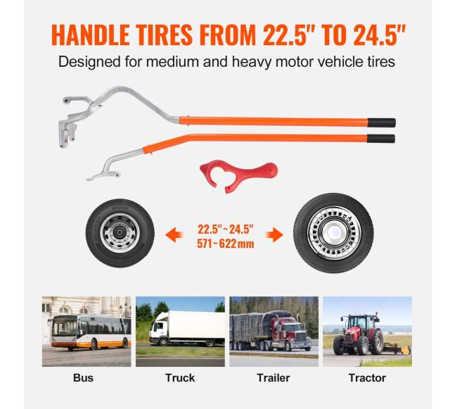 Sunkvežimio padangų montuoklis demontuoklis 22.5-24.5 col.2