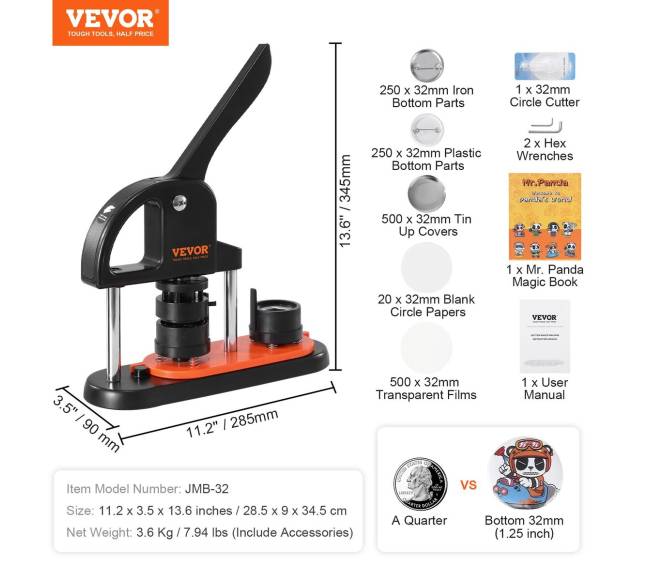 Ženkliukų gamybos mašina 32 mm6