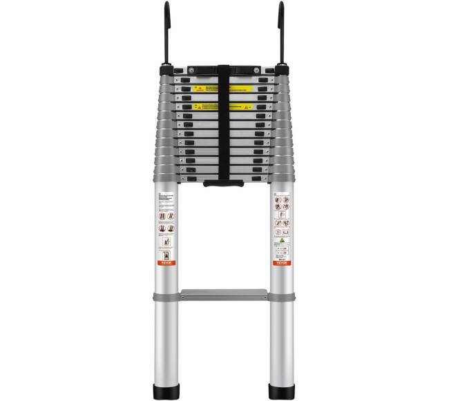 Teleskopinės aliuminio kopėčios 5,6 m9