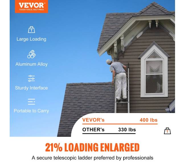 Telekopiniai aliuminio kopėčios 4,5 m1