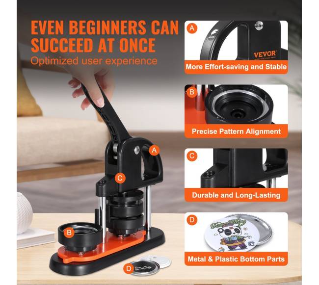 Ženkliukų gaminimo mašinėlė, įskaitant 100 vnt. dalių rinkinį2