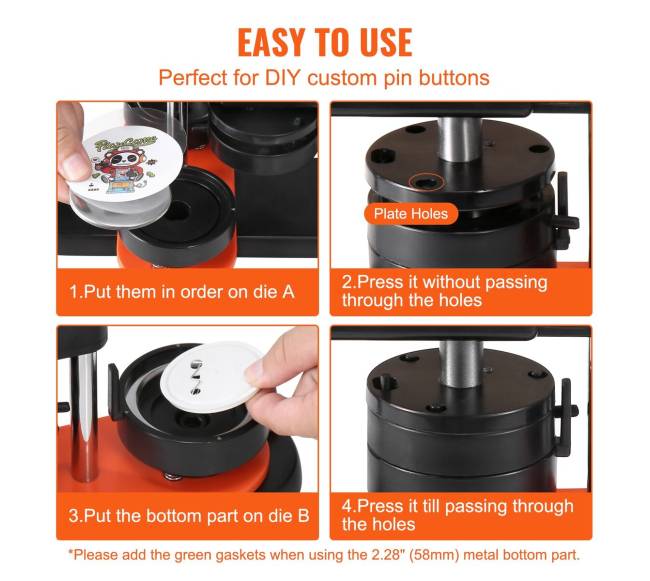 Ženkliukų gaminimo mašinėlė, įskaitant 100 vnt. dalių rinkinį4