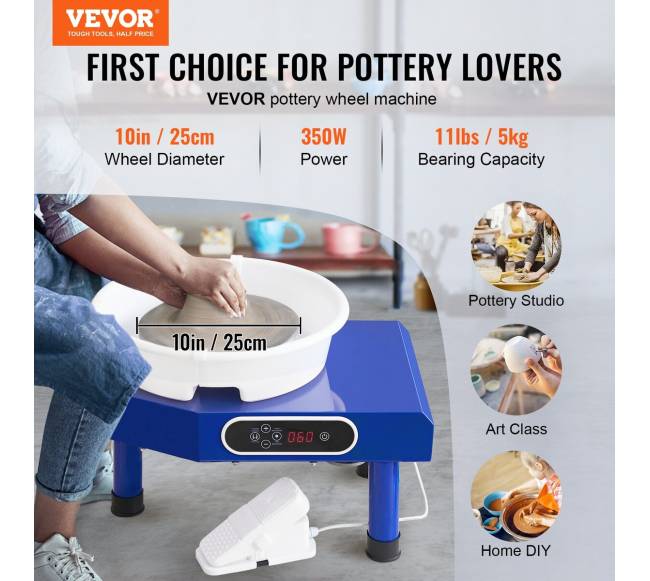 Keramikos rato su pėdalais naudojimo keramikai rinkinys1