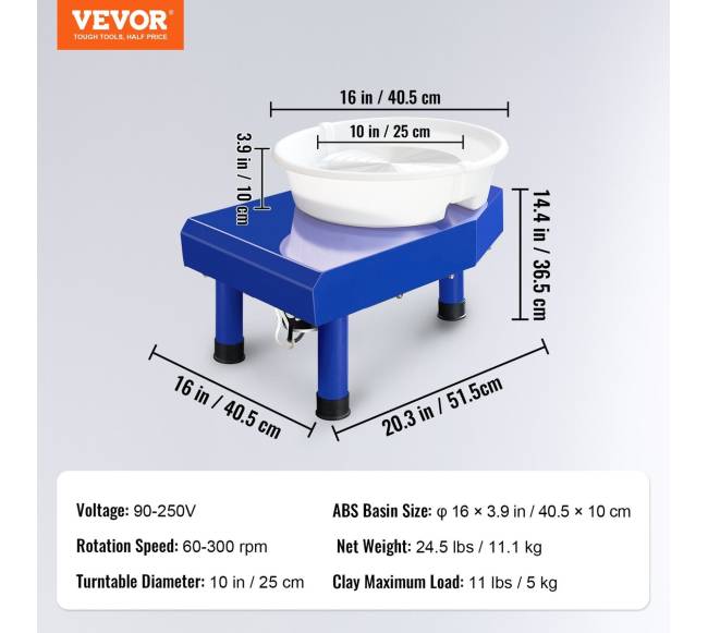 Keramikos rato su pėdalais naudojimo keramikai rinkinys6
