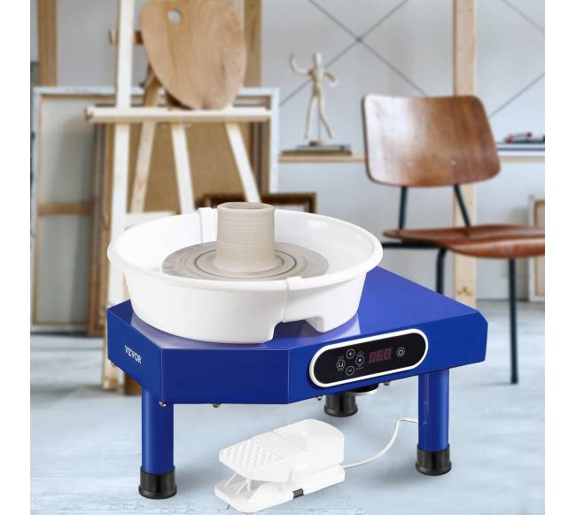 Keramikos rato su pėdalais naudojimo keramikai rinkinys7