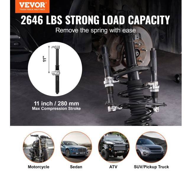 Macpherson spyruoklių suspaudiklis 1200 kg1