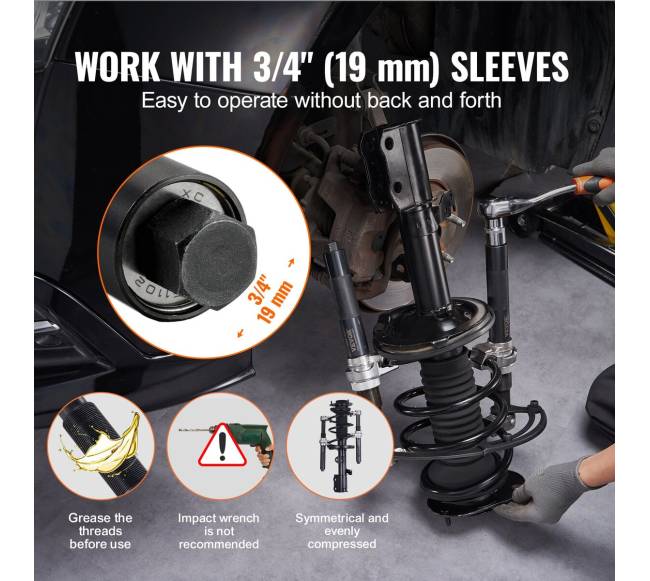 Macpherson spyruoklių suspaudiklis 1200 kg5