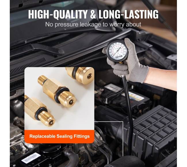 Automobilio cilindrų kompresijos matuoklis, 9 vnt.4