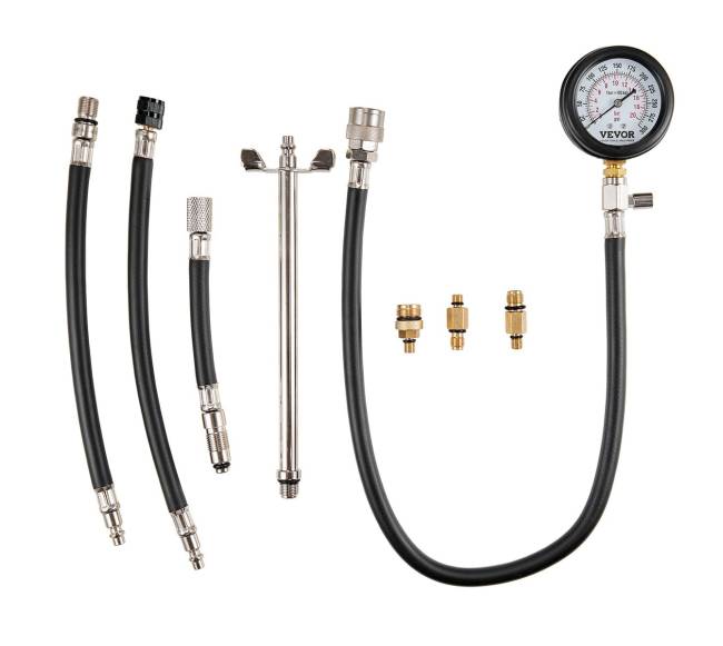 Automobilio cilindrų kompresijos matuoklis, 9 vnt.10