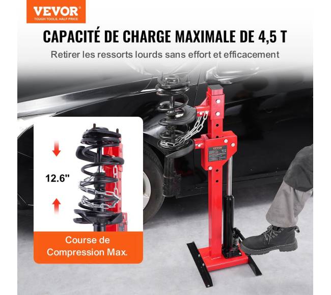 Strypo spyruoklių kompresorius, 4.5 tonų talpos1