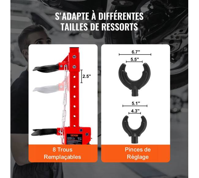 Strypo spyruoklių kompresorius, 4.5 tonų talpos2