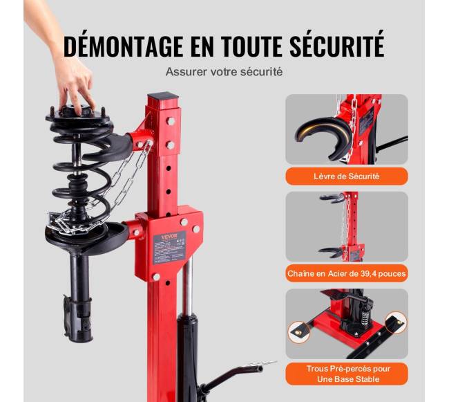 Strypo spyruoklių kompresorius, 4.5 tonų talpos4