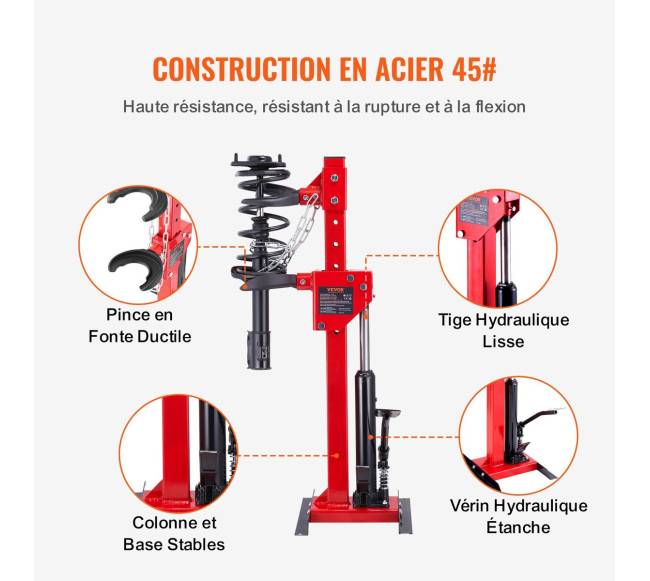 Strypo spyruoklių kompresorius, 4.5 tonų talpos5