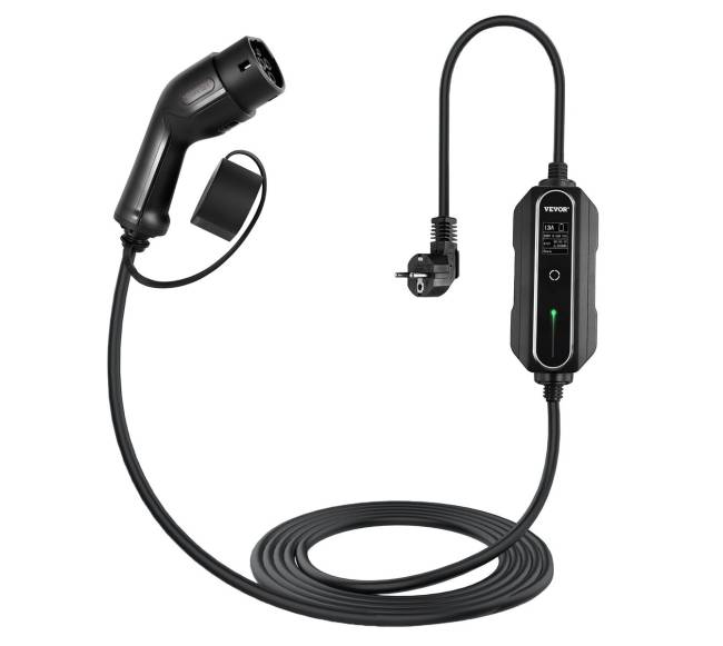 Nešiojamas EV įkroviklis, 10m kabelis10