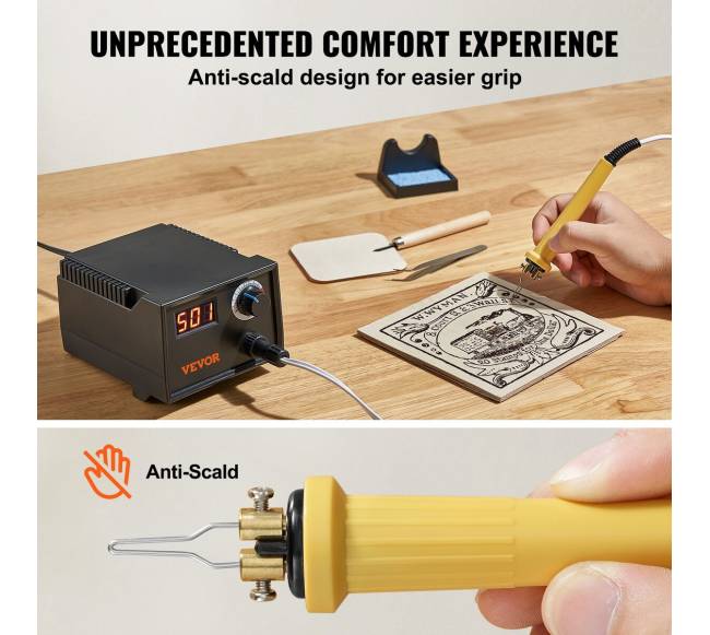 Medžio deginimo rinkinys su reguliuojamu rankiniu įrankiu3