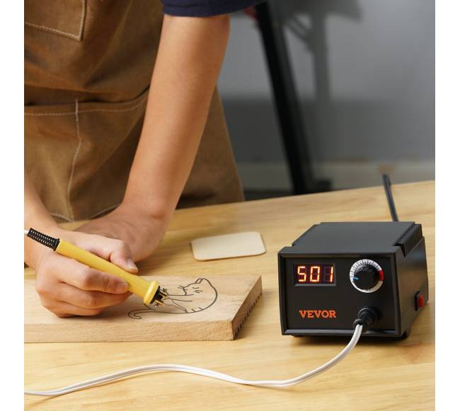 Medžio deginimo rinkinys su reguliuojamu rankiniu įrankiu7